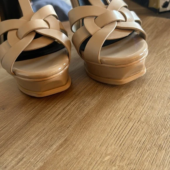 YSL Tribute Leather Platform Heels EU 35 - Picture 8 of 9